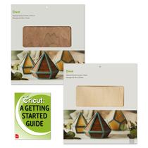 Pacote de folheado de madeira Cricut Natural Walnut and Maple 30x30cm