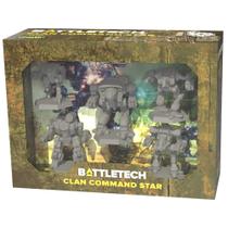 Pacote de força Battletech Clan Command Star com 5 miniaturas