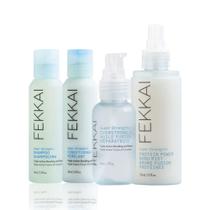 Pacote de fortalecimento e preparação para cuidados com o cabelo FEKKAI Super Strength+ Pacote de fortalecimento e preparação para cuidados com o cabelo FEKKAI Super Strength+