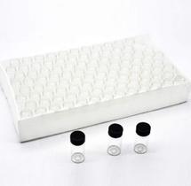 Pacote de frascos de vidro SUCOHANS de 10 mL com tampas de rosca fenólicas pretas x100 Pacote de frascos de vidro SUCOHANS de 10 mL com tampas de rosca fenólicas pretas x100