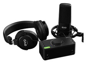 Pacote de gravação Audient EVO4SRB com sistema EVO 4 2x2 USB/iOS