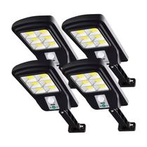 Pacote de holofotes: 4 LED solares externos com sensor de movimento IP65
