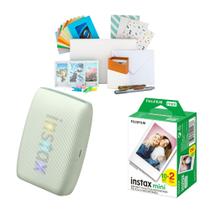 Pacote de impressora Fujifilm Instax Mini Link 3 Sage Green