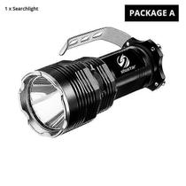 Pacote de lanternas de luzes de acampamento lanterna holofote led 5 modos de iluminação holofotes portáteis de liga de alumínio à prova d'água