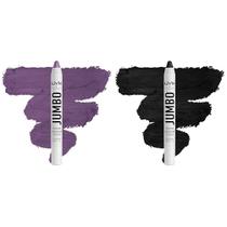Pacote de lápis de olhos e delineador de olhos NYX Jumbo Eggplant & Black