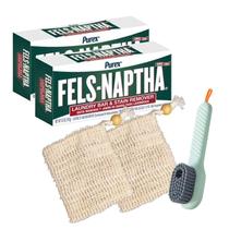 Pacote de lavanderia AMSY Fels Naptha Soap Bars, removedor de manchas