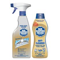 Pacote de limpeza Bar Keepers Friend Soft Cleanser 750 mL + MAIS Spray + Espuma 750 mL
