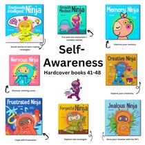 Pacote de livros Ninja Life Hacks Self-Awareness 8, capa dura Pacote de livros Ninja Life Hacks Self-Awareness 8, capa dura