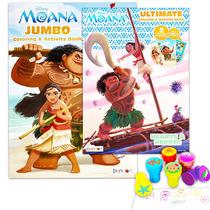 Pacote de livros para colorir e atividades Disney Moana Kids 2+ Years