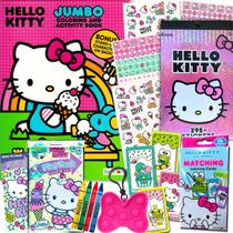 Pacote de livros para colorir e atividades Hello Kitty para crianças Pacote de livros para colorir e atividades Hello Kitty para crianças
