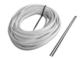 Pacote de luvas Rawlings Re-Lace, 4 x 1,8 cm x 183 cm, cadarços brancos Pacote de luvas Rawlings Re-Lace, 4 x 1,8 cm x 183 cm, cadarços brancos