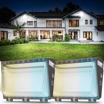 Pacote de luz LED de parede CINOTON 120W comutável 100-277V IP65 Pacote de luz LED de parede CINOTON 120W comutável 100-277V IP65