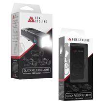 Pacote de luzes dianteiras de bicicleta KOM Cycling Quick Release 1000 e 350 lm