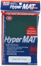 Pacote de mangas Birsppy KMC Hyper Matte Green 100 unidades
