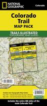 Pacote de Mapas National Geographic Colorado Trail Ilustrado Pacote de Mapas National Geographic Colorado Trail Ilustrado