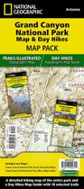 Pacote de Mapas National Geographic Grand Canyon Caminhadas de Um Dia