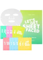 Pacote de máscaras de lençol I DEW CARE Let's Get Sheet Face de 14 dias Pacote de máscaras de lençol I DEW CARE Let's Get Sheet Face de 14 dias