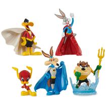 Pacote de mash-up Toy DC Comics Looney Tunes, 5 bonecos de 10 cm para crianças Pacote de mash-up Toy DC Comics Looney Tunes, 5 bonecos de 10 cm para crianças