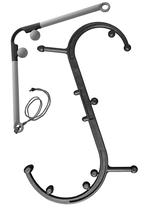 Pacote de massagem terapêutica Body Back Buddy Buddy Classic Black 2.0 e ferramentas de massagem AccuMassage Trigger Point