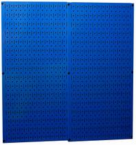 Pacote de metal azul Pegboard Wall Control 30-P-3232BU Pacote de metal azul Pegboard Wall Control 30-P-3232BU
