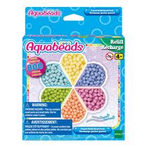 Pacote de miçangas Aquabeads Pastel Solid AB31505 com 800 miçangas