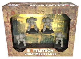 Pacote de miniaturas Wargame BattleTech UrbanMech Lance Force