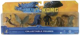 Pacote de minifiguras PlayMates Godzilla 2 GvK 6 peças Pacote de minifiguras PlayMates Godzilla 2 GvK 6 peças