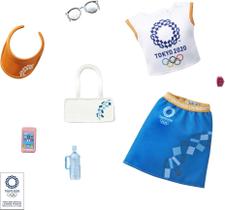 Pacote de moda, roupas de boneca Barbie, Jogos Olímpicos de Tóquio 2020 Pacote de moda, roupas de boneca Barbie, Jogos Olímpicos de Tóquio 2020