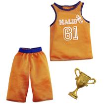 Pacote de moda: uniforme de basquete Barbie Ken Career com troféu Pacote de moda: uniforme de basquete Barbie Ken Career com troféu
