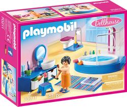 Pacote de Móveis Playmobil Bathroom com Banheira - Para Crianças a partir de 4 Anos