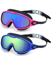 Pacote de óculos de natação Freela para adultos, homens, mulheres e jovens