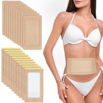 Pacote de óleo de rícino Wrap Taoscare, 20 unidades de algodão orgânico Pacote de óleo de rícino Wrap Taoscare, 20 unidades de algodão orgânico