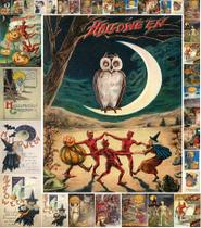 Pacote de papel de decoupage FLONZ Scary Halloween Vintage Style 21 folhas