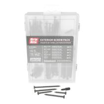 Pacote de parafusos externos Grip-Rite MPPG10 Kit de 115 peças