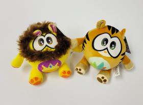 Pacote de pelúcia Scentimals Lion & Tiger de 6 polegadas Sweet Scented