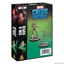 Pacote de personagens Marvel Crisis Protocol Sin and Viper