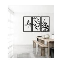 Pacote de pinturas Árvores com pássaros (3 unidades) Pacote de pinturas Árvores com pássaros (3 unidades)