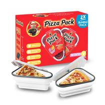 Pacote de Pizza Reutilizável com 5 Bandejas - 2 Unidades Pacote de Pizza Reutilizável com 5 Bandejas - 2 Unidades