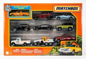 Pacote de Presente Toy Matchbox 9 Carros X7111 - Para Crianças