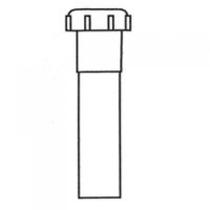 Pacote de prumo de acoplamento de extensão reta PP55-2B 1,5x15cm preto Pacote de prumo de acoplamento de extensão reta PP55-2B 1,5x15cm preto