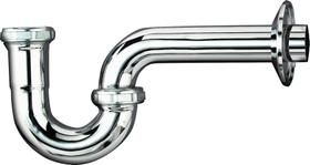 Pacote de prumo P-Trap PP100CP 1-1/4 polegadas NPT X em latão flangeado Pacote de prumo P-Trap PP100CP 1-1/4 polegadas NPT X em latão flangeado