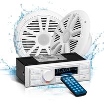 Pacote de receptor e alto-falante marítimo BOSS Audio MCK500WB.6