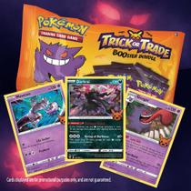 Pacote de reforço de Halloween com cartas Pokémon Trick or Trade