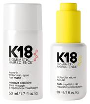 Pacote de reparo K18, máscara capilar reparadora 50 ml, tratamento de 4 minutos e 30 ml