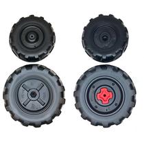 Pacote de rodas de reposição Peg Perego Ground Force/Loader Black