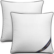 Pacote de roupa de cama Throw Pillow Inserts Utopia com 2 peças brancas de 60 x 60 cm