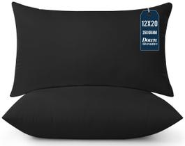 Pacote de roupa de cama Throw Pillows Utopia de 2 pretas 30x50cm