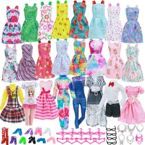 Pacote de roupas e acessórios de boneca para boneca feminina de 11,5 polegadas Pacote de roupas e acessórios de boneca para boneca feminina de 11,5 polegadas