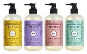 Pacote de sabonete para mãos Mrs. MEYER'S CLEAN DAY Holiday 4 x 354 ml Pacote de sabonete para mãos Mrs. MEYER'S CLEAN DAY Holiday 4 x 354 ml