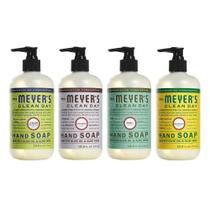 Pacote de sabonete para mãos MRS. MEYER'S CLEAN DAY Lemon Verbena + Lavanda + Manjericão + Madressilva